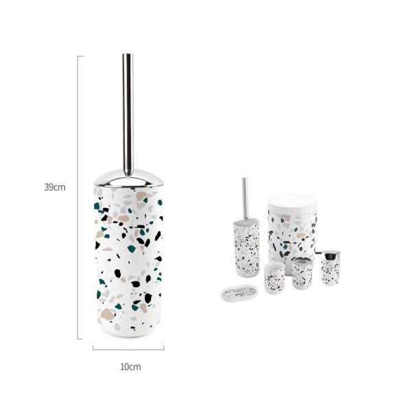 TB0108 Escobilla de baño estampado - Terrazo