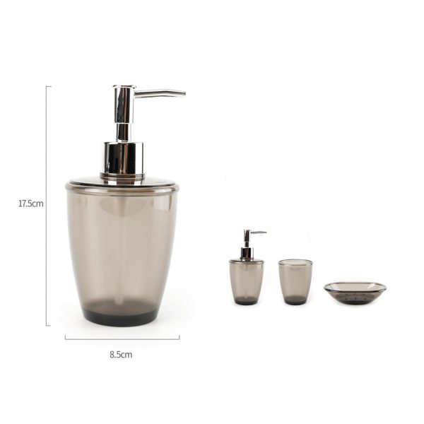 HB0111 Dispensador transparente - Negro