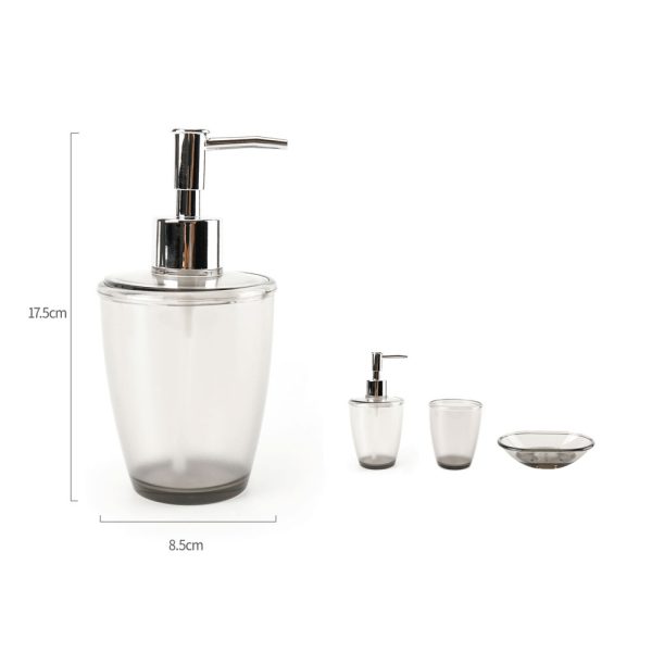 HB0111 Dispensador transparente - Gris