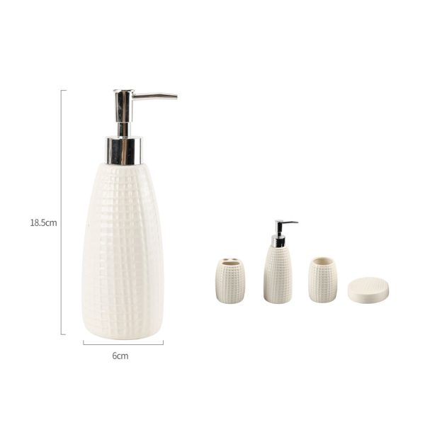 HB0087 Dispensador de cerámica - Blanco