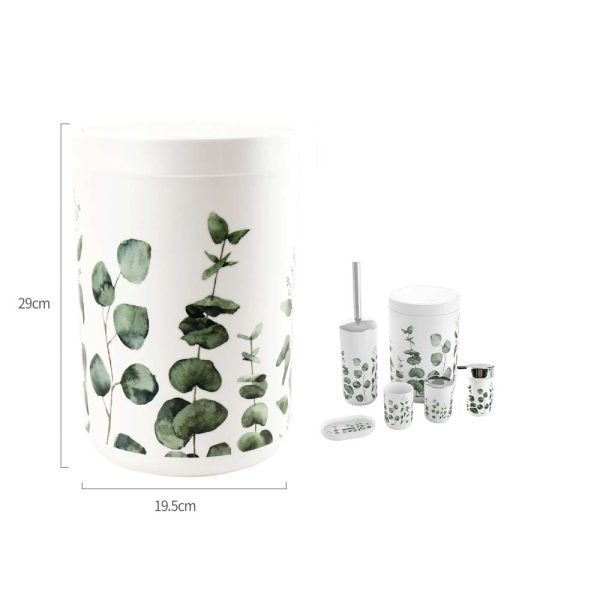 TC0093 Papelera estampado - Eucalipto