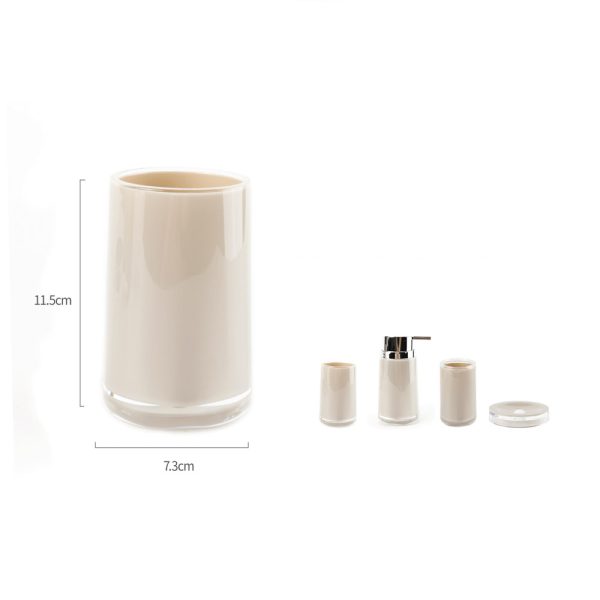 MC0426 Vaso de enjuague bucal - Beige