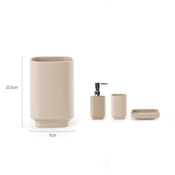 MC0430 Vaso de enjuague bucal - Beige
