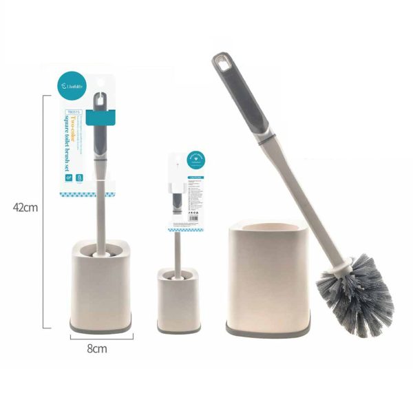 TB0515 Escobilla de baño - Blanco y gris