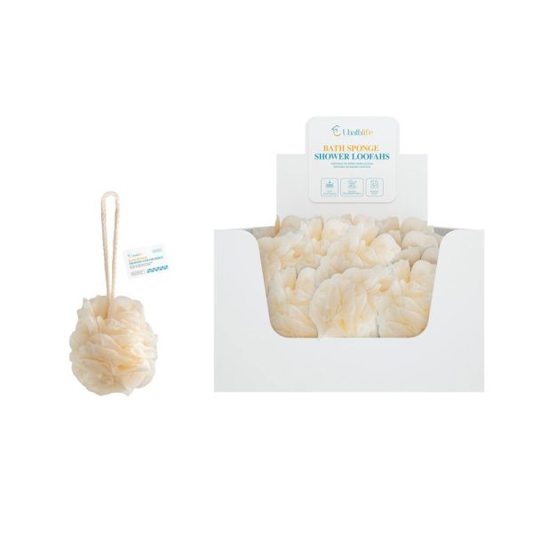 BS0577 Esponja de baño extra suave 50pcs - Beige