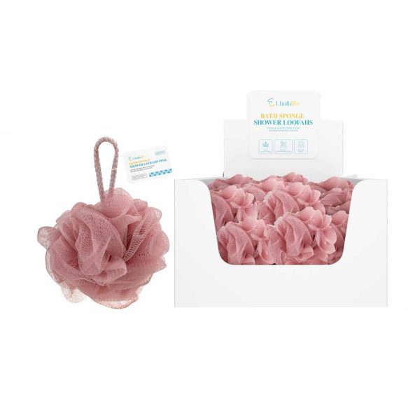 BS0577 Esponja de baño extra suave 50pcs - Rosa