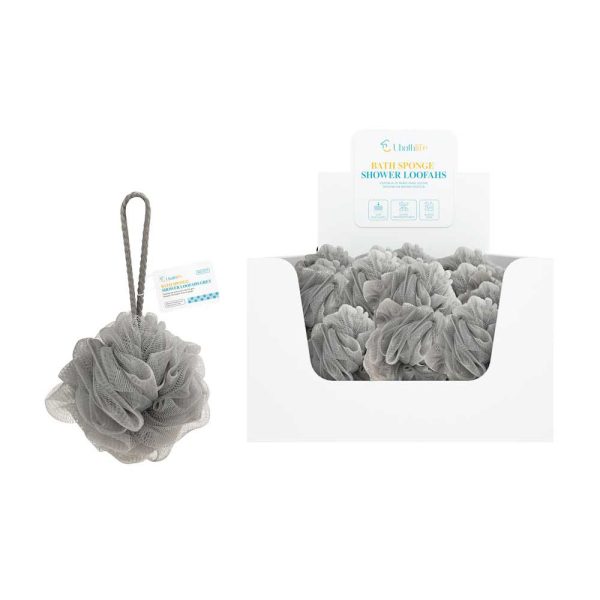 BS0577 Esponja de baño extra suave 50pcs - Gris