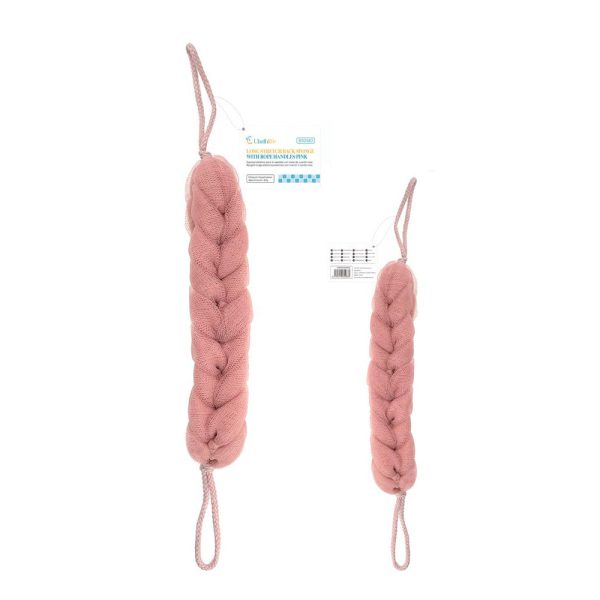 BS0582 Banda exfoliante trenzada - Rosa