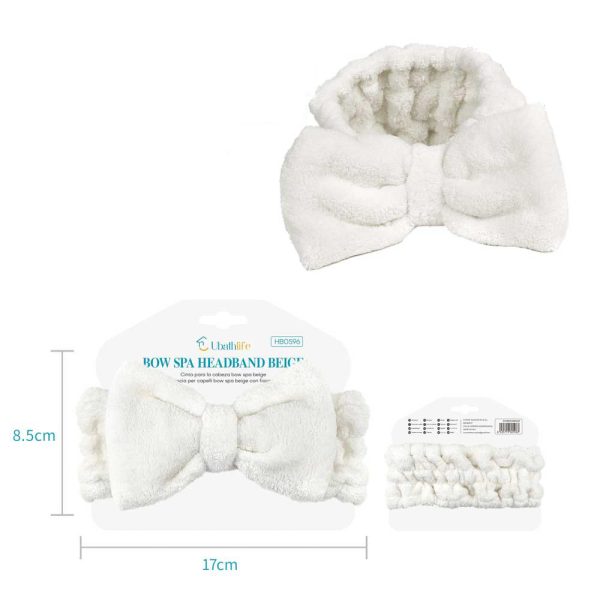 HB0596 Diadema de baño mariposa - Beige