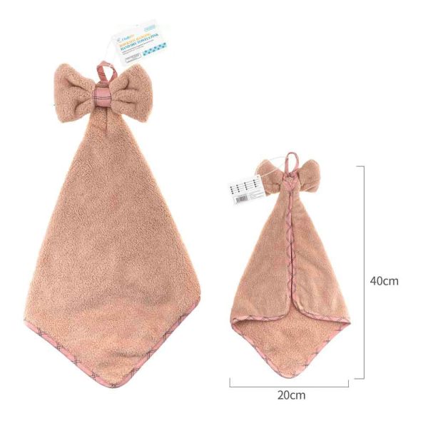 HD0602 Toalla de mano con lazo - Rosa