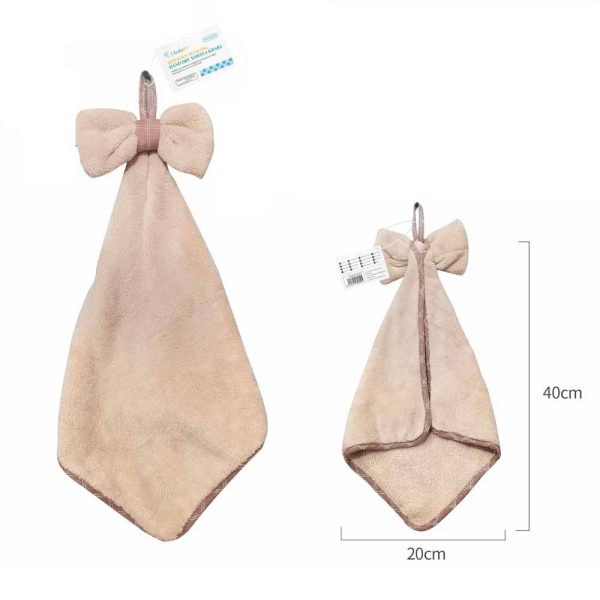 HD0602 Toalla de mano con lazo - Caqui
