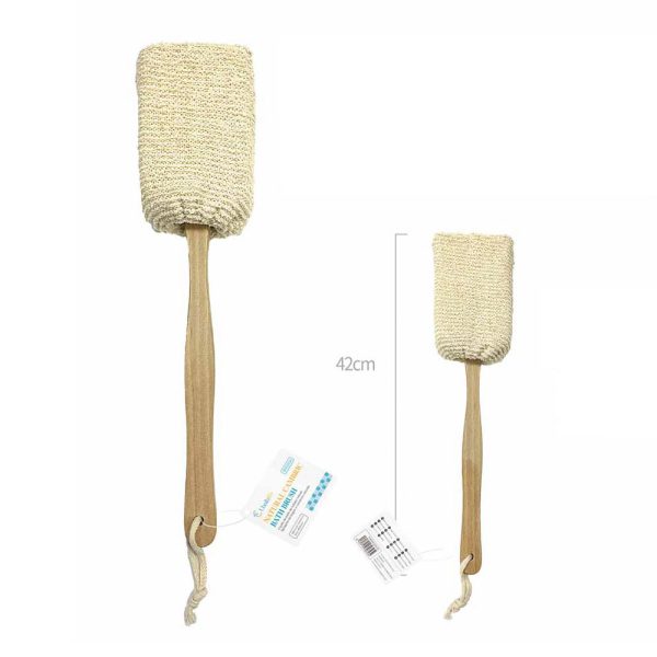 BS0656 Cepillo de baño exfoliante - Natural