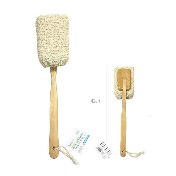 BS0657 Cepillo de baño exfoliante - Natural