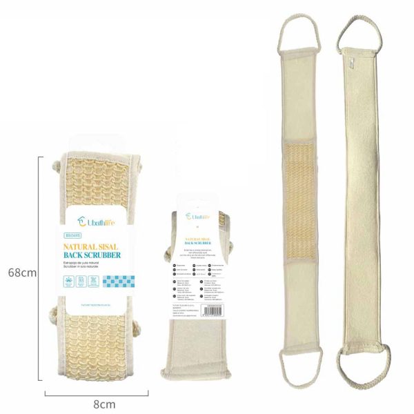 BS0693 Banda exfoliante de sisal - Natural