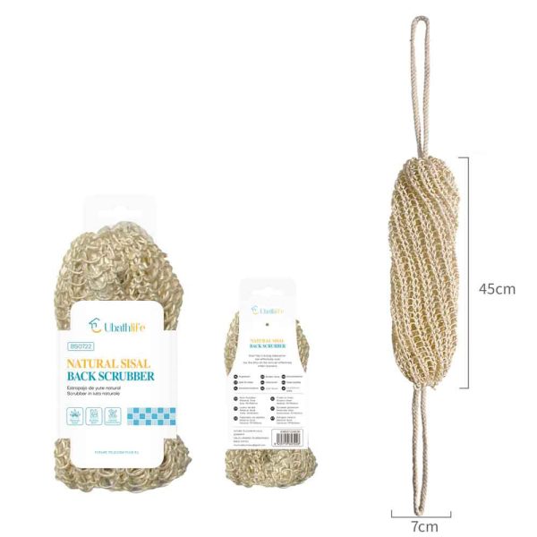 BS0722 Banda exfoliante de sisal - Natural