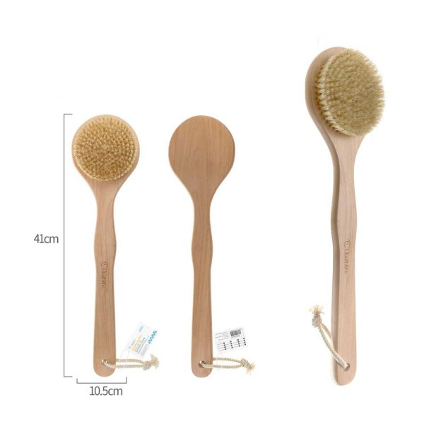 BB0893 Cepillo de baño de madera - Natural