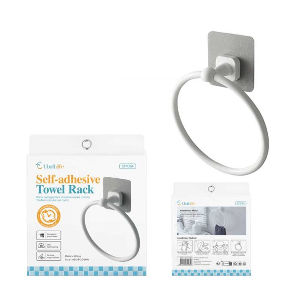 SF1084 Toallero con adhesivo - Blanco
