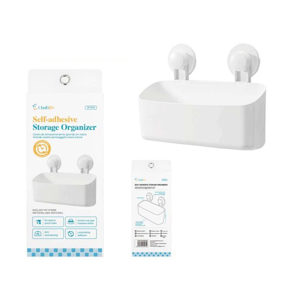 SF1092 Organizador con adhesivo multifunción - Blanco