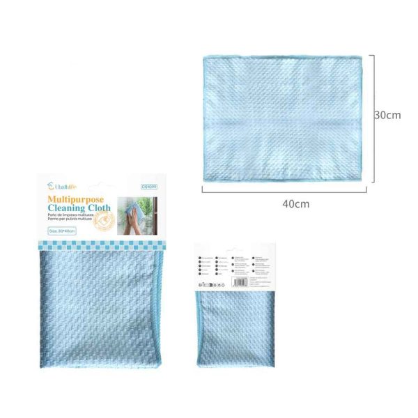 CS1099 Paño para cristal 30x40cm - Azul nórdico