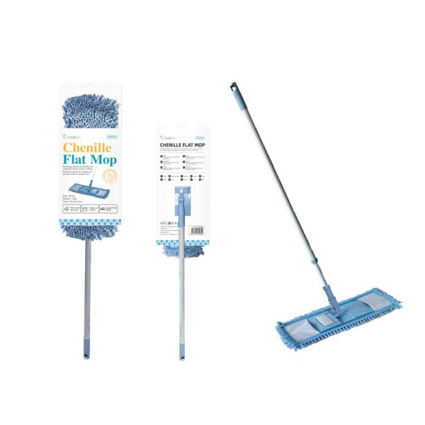 CS1105 Fregona de chenilla 40cm - Azul nórdico