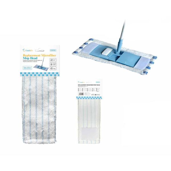 CS1125 Cabezal de fregona de tela 40cm - Azul nórdico