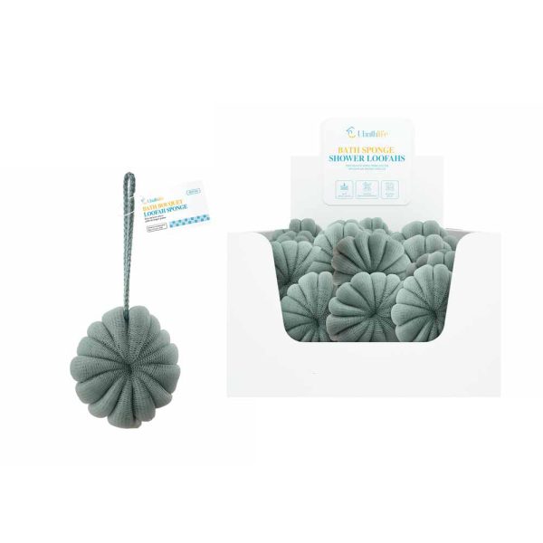 BS1136 Esponja de baño de espuma suave 80pcs - Verde