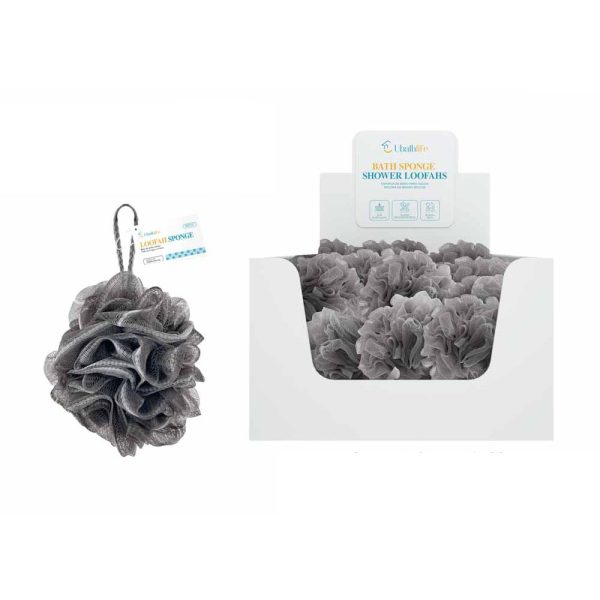 BS1137 Esponja de baño tricolor 50pcs - Gris