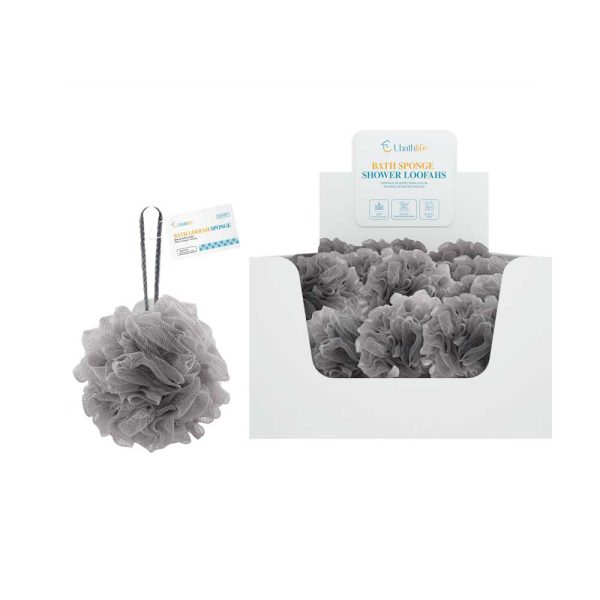 BS1139 Esponja de baño grande 25pcs - Gris