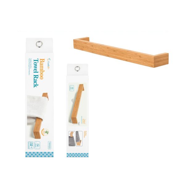 TR1123 Toallero con adhesivo - Bambú
