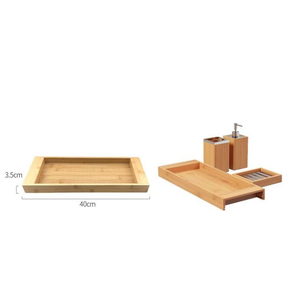 BX1115 Organizador cuadrada - Bambú