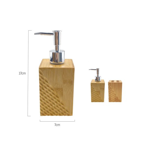 SB1147 Dispensador patrón diagonal - Bambú