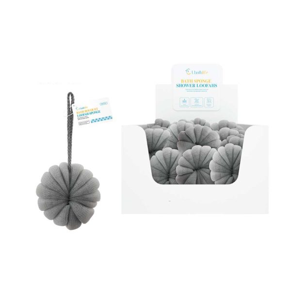 BS1136 Esponja de baño de espuma suave 80pcs - Gris