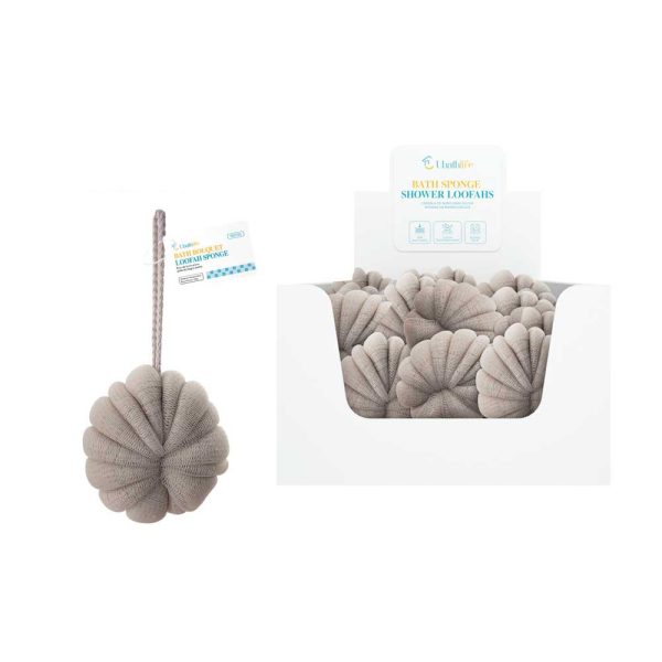 BS1136 Esponja de baño de espuma suave 80pcs - Caqui