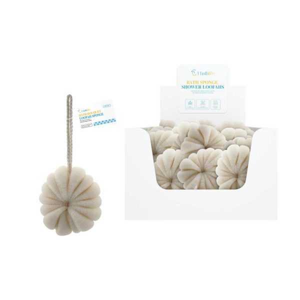 BS1136 Esponja de baño de espuma suave 80pcs - Beige