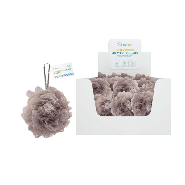 BS1139 Esponja de baño grande 25pcs - Café